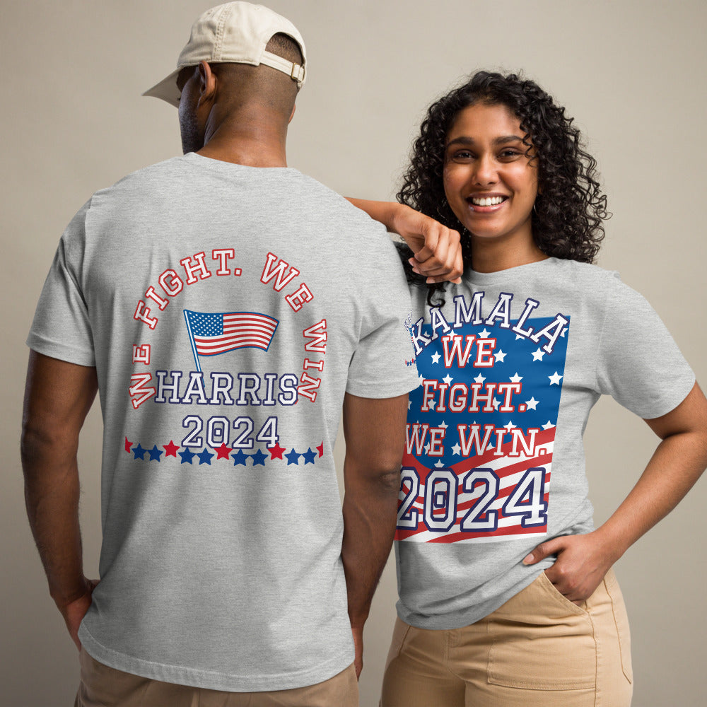 KAMALA 2024. We Fight. We Win Unisex TShirt