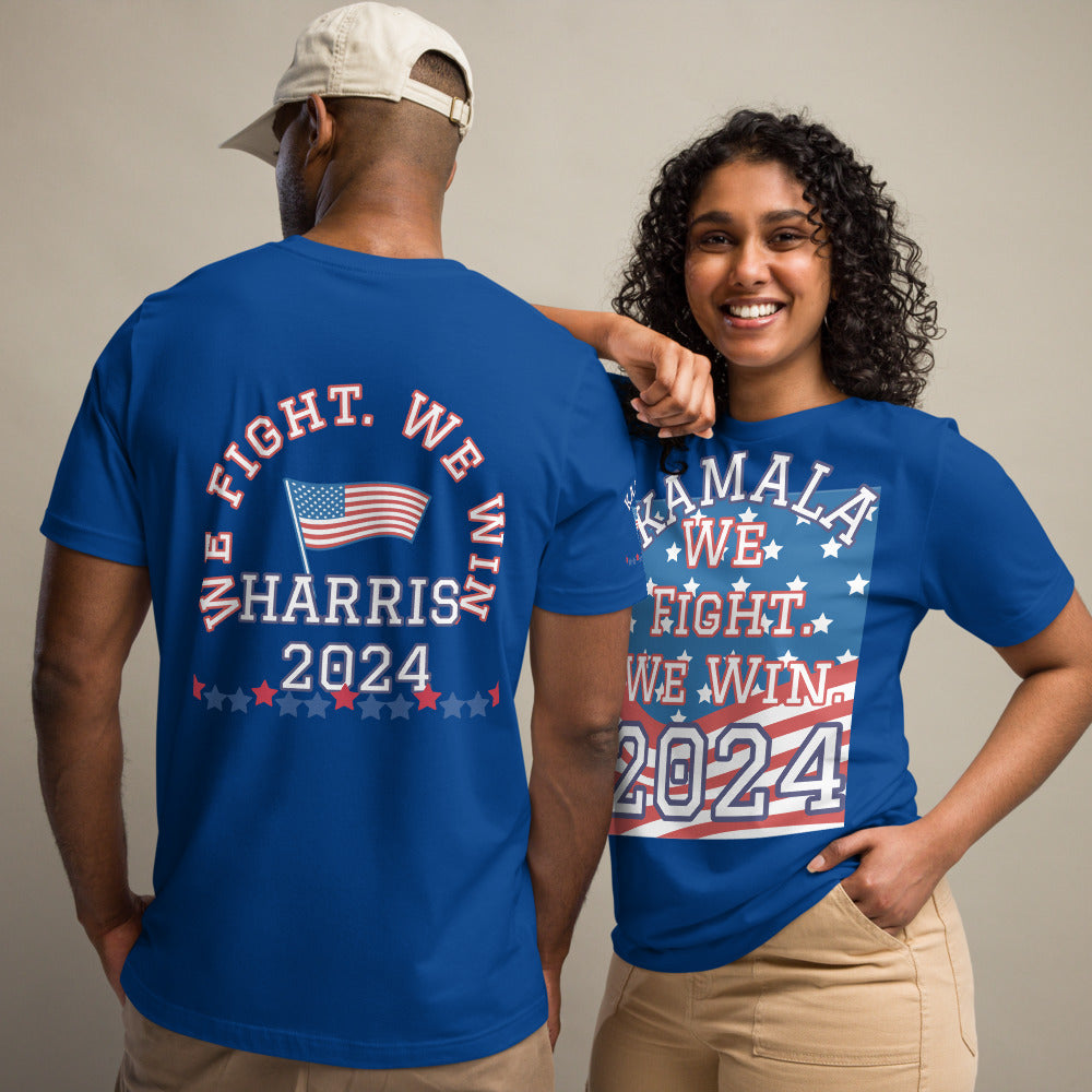 KAMALA 2024. We Fight. We Win Unisex TShirt