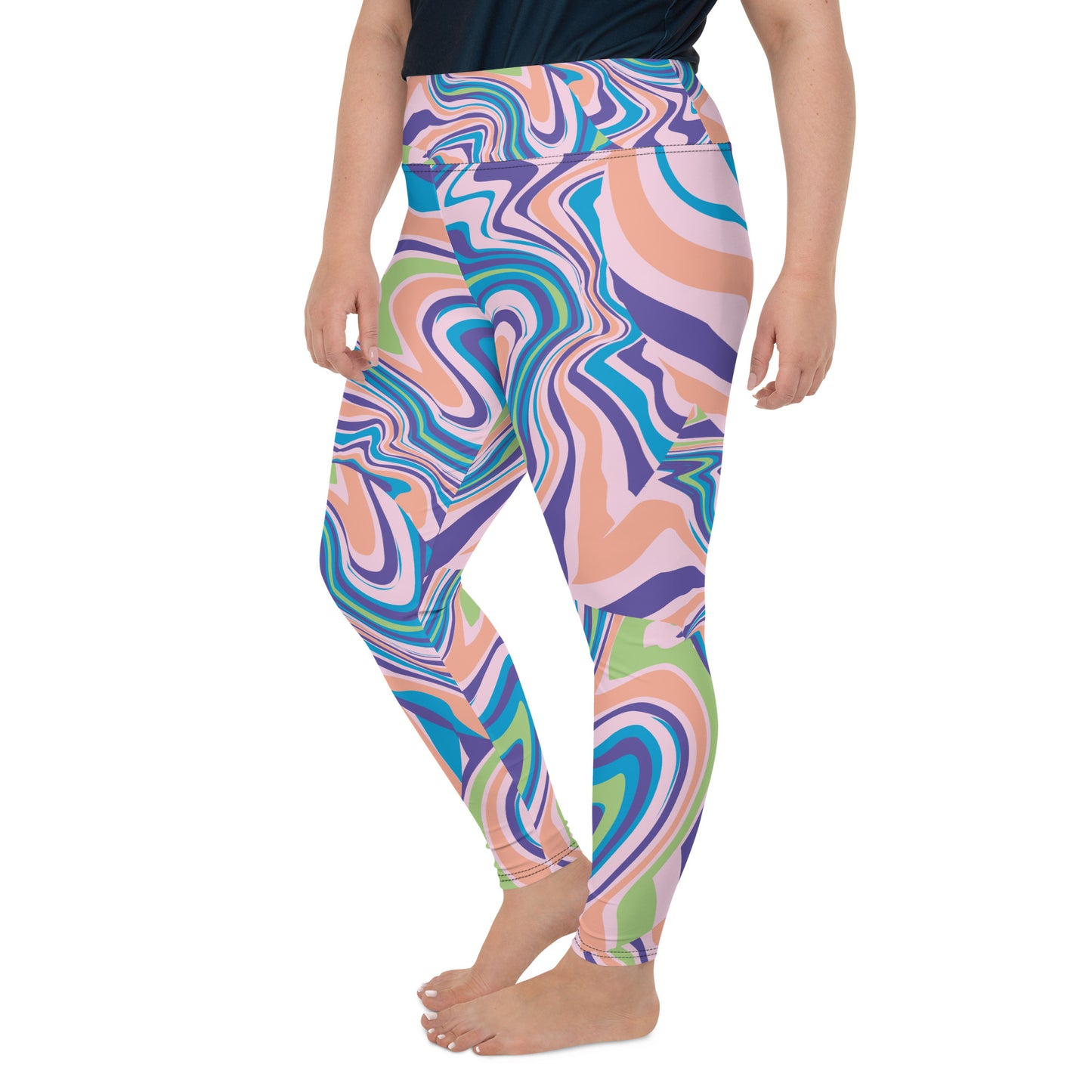 Plus Size Leggings Multi Color 2XL-6XL