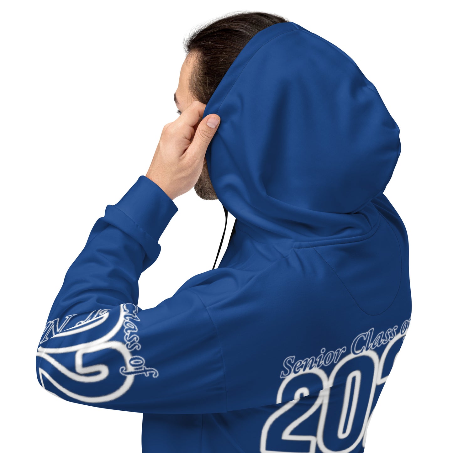 🎓Senior Class of 2024- Personalized 🎓 Unisex Hoodie - Dark Cerulean Blue Size XS-3XL 🎓