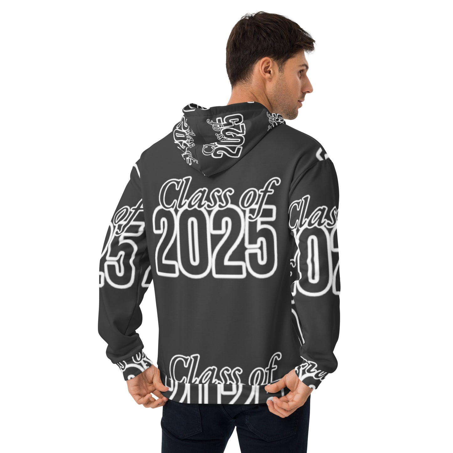 "Class of 2025" Grad Year Hoodie - Eclipse (Gray) - Unisex Sizes XS - 3XL