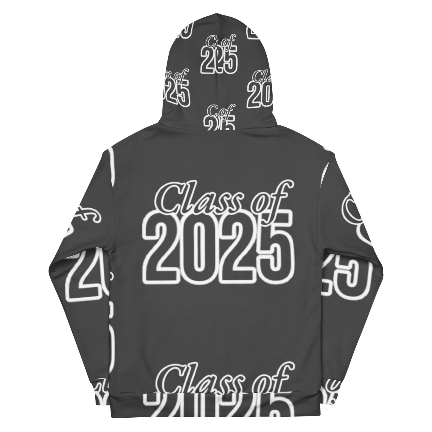 "Class of 2025" Grad Year Hoodie - Eclipse (Gray) - Unisex Sizes XS - 3XL