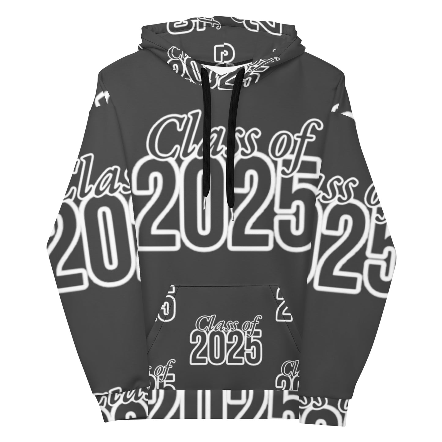 "Class of 2025" Grad Year Hoodie - Eclipse (Gray) - Unisex Sizes XS - 3XL