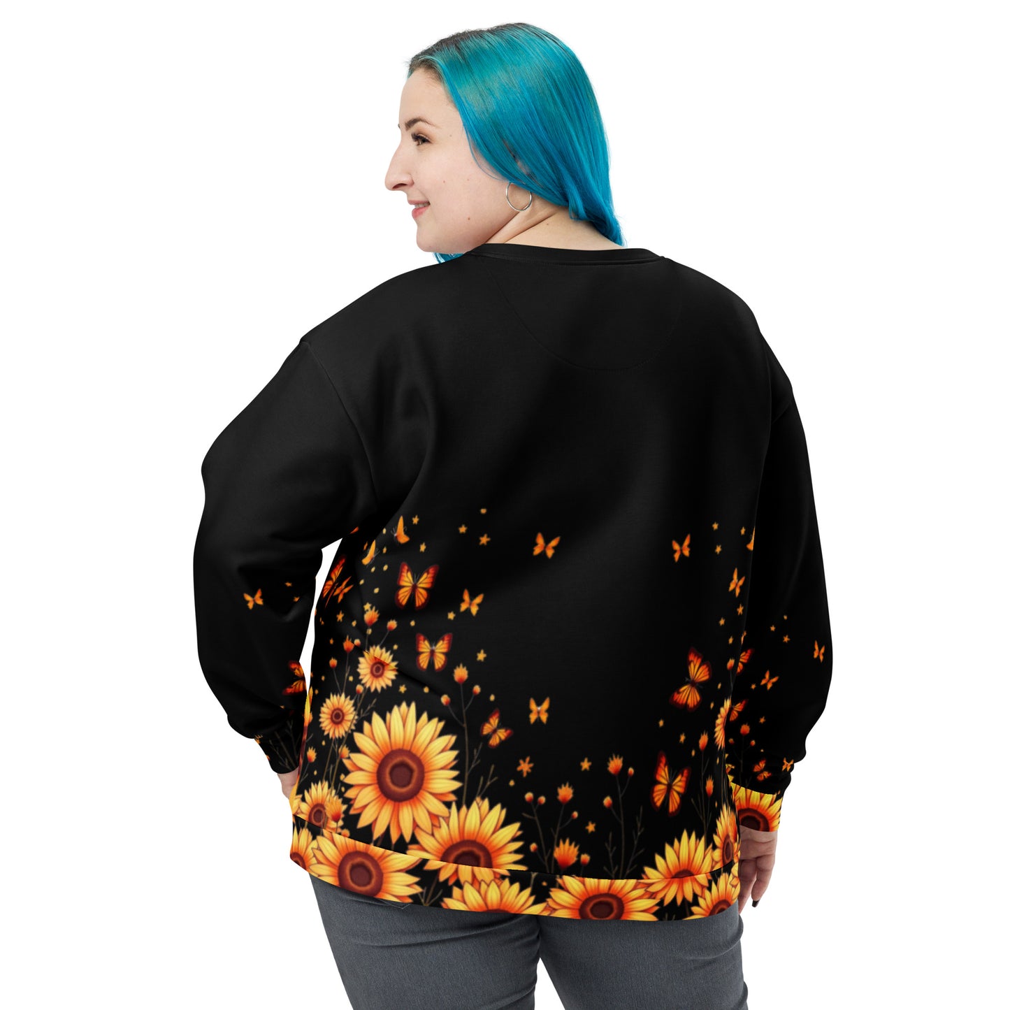 Sunflowers & Butterflies Unisex Sweatshirt