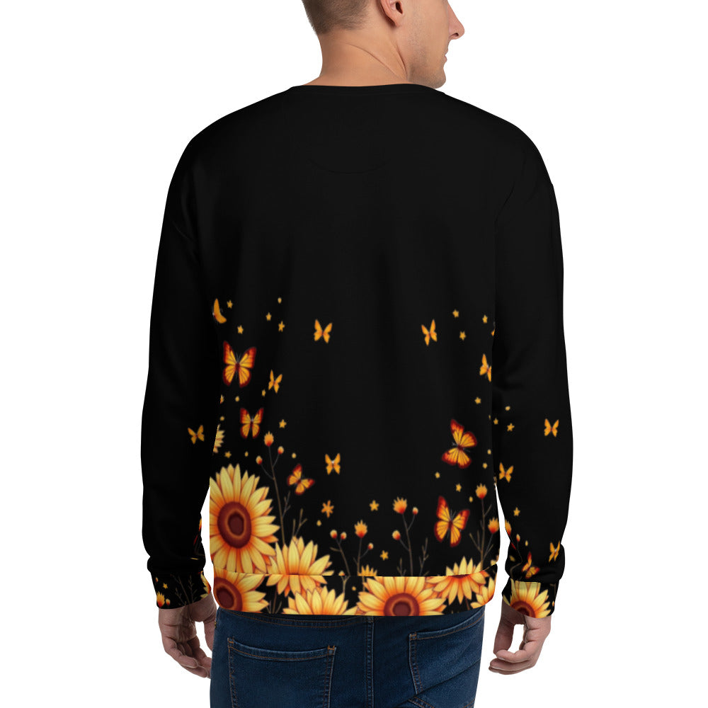 Sunflowers & Butterflies Unisex Sweatshirt