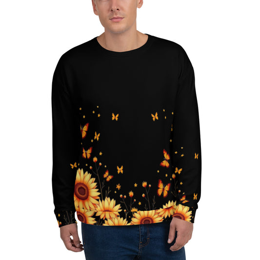 Sunflowers & Butterflies Unisex Sweatshirt