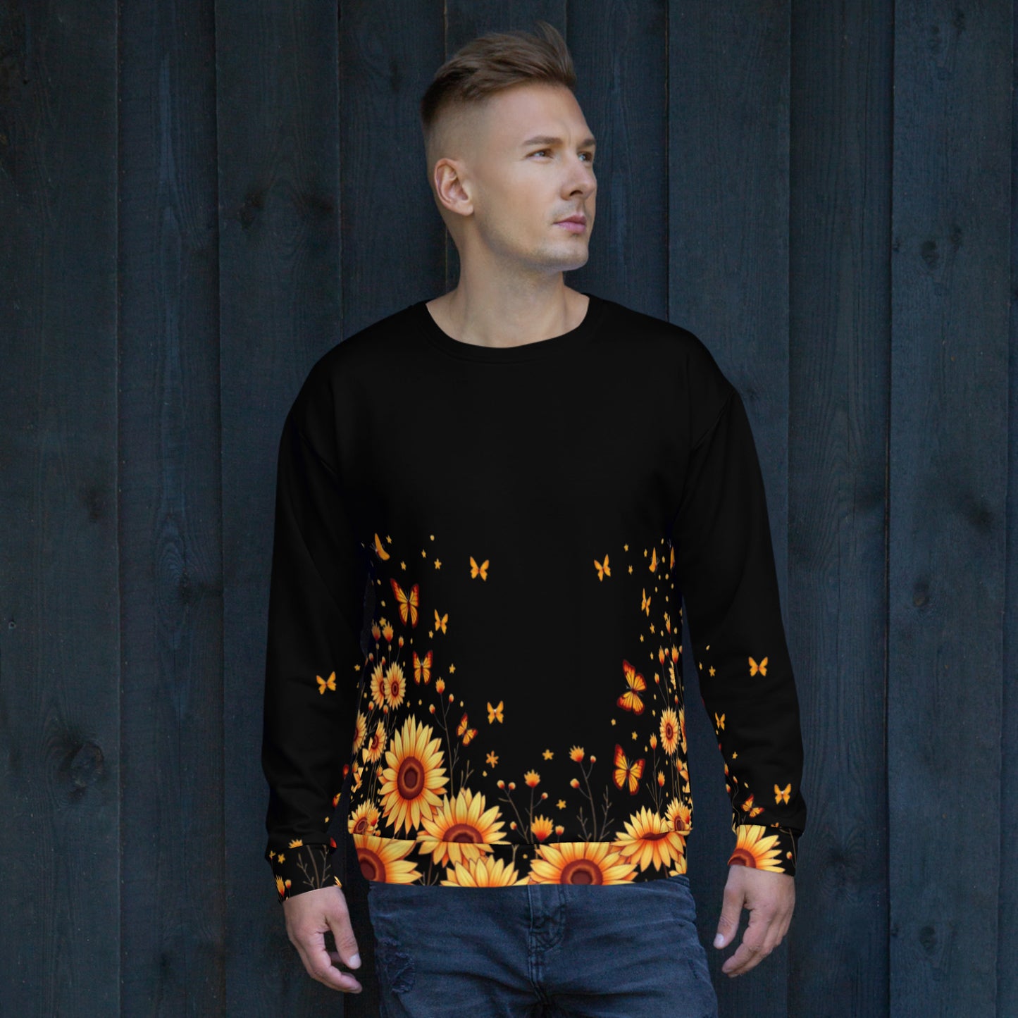 Sunflowers & Butterflies Unisex Sweatshirt