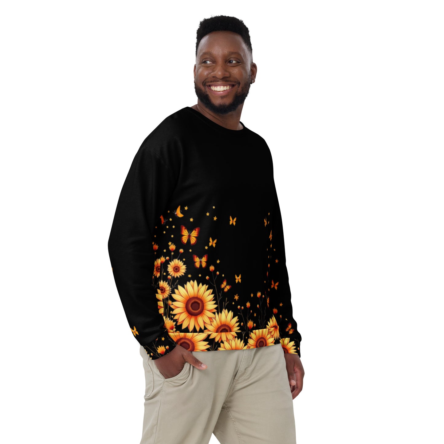 Sunflowers & Butterflies Unisex Sweatshirt