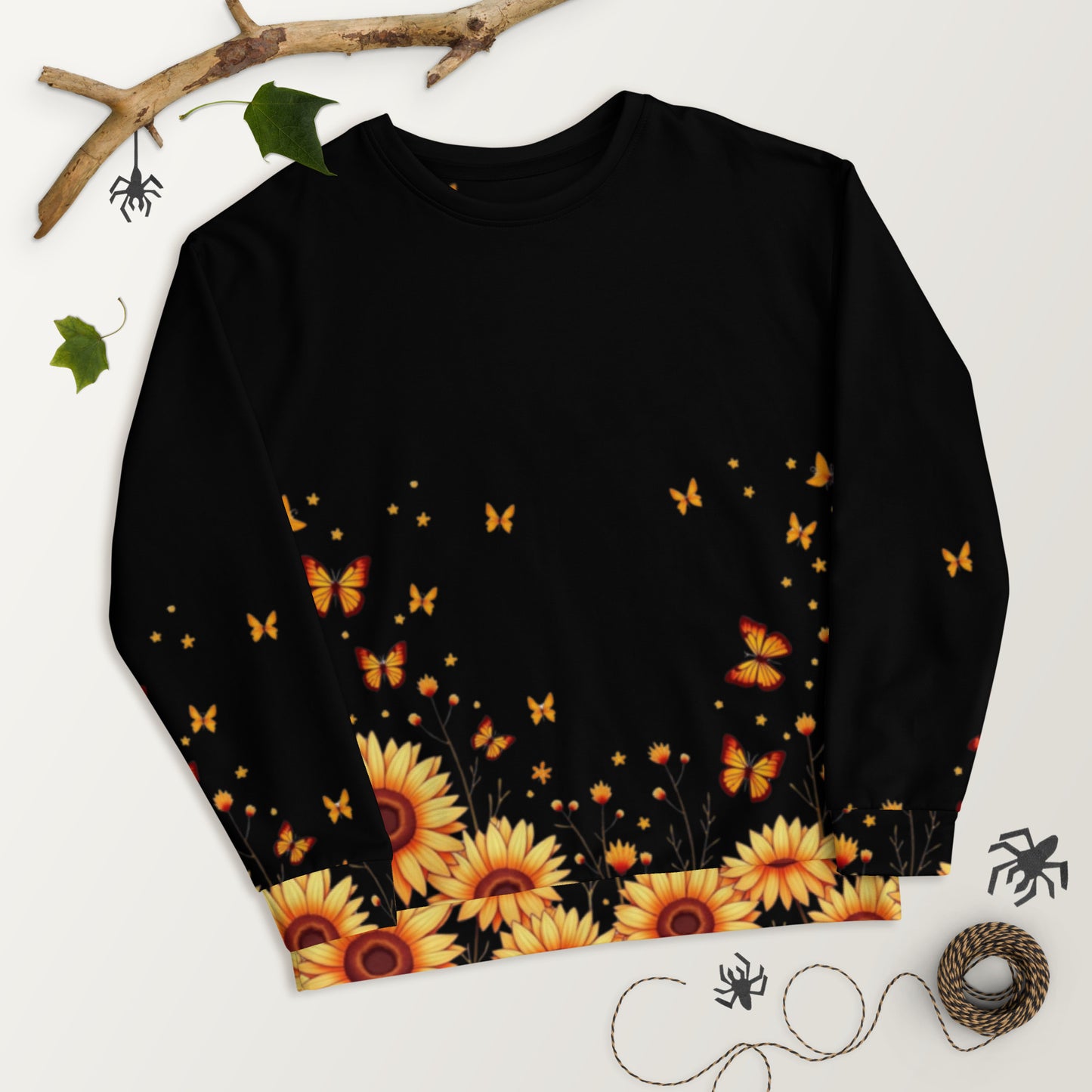 Sunflowers & Butterflies Unisex Sweatshirt