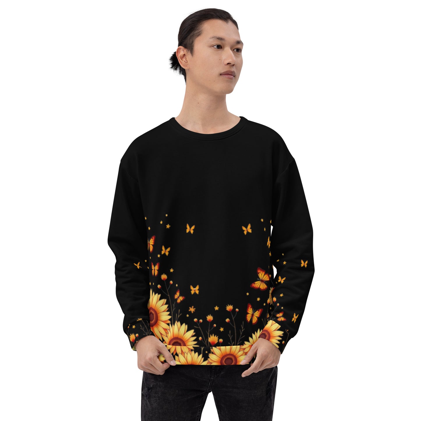 Sunflowers & Butterflies Unisex Sweatshirt