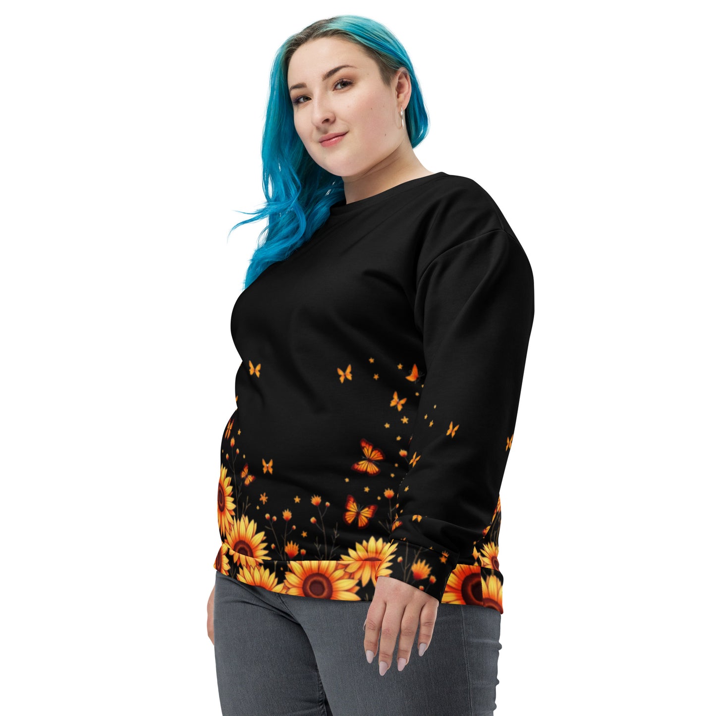 Sunflowers & Butterflies Unisex Sweatshirt