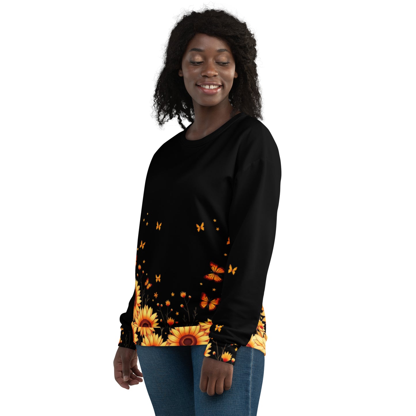 Sunflowers & Butterflies Unisex Sweatshirt