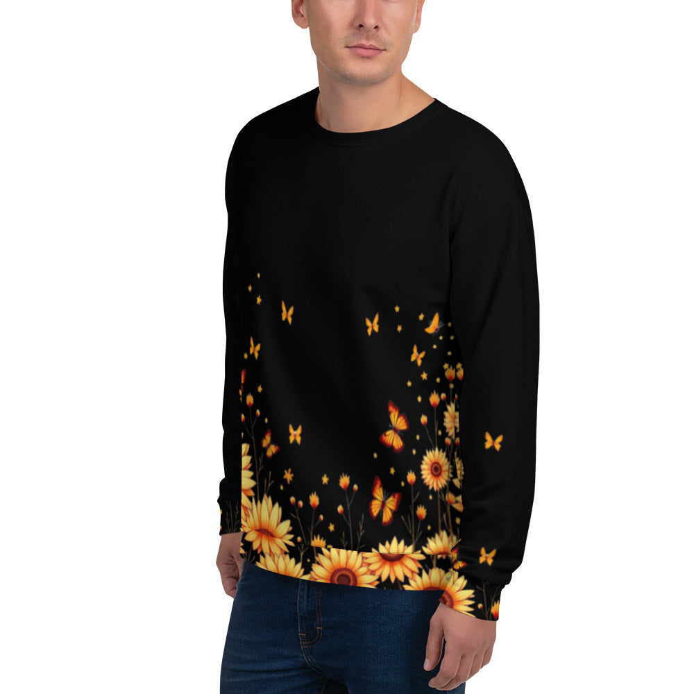 Sunflowers & Butterflies Unisex Sweatshirt