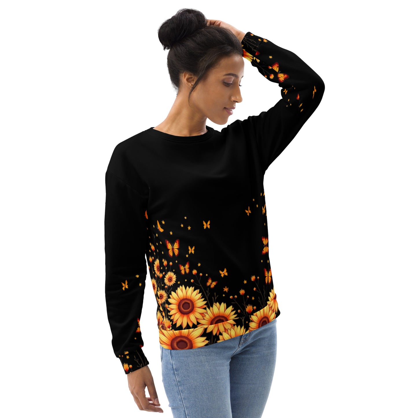 Sunflowers & Butterflies Unisex Sweatshirt