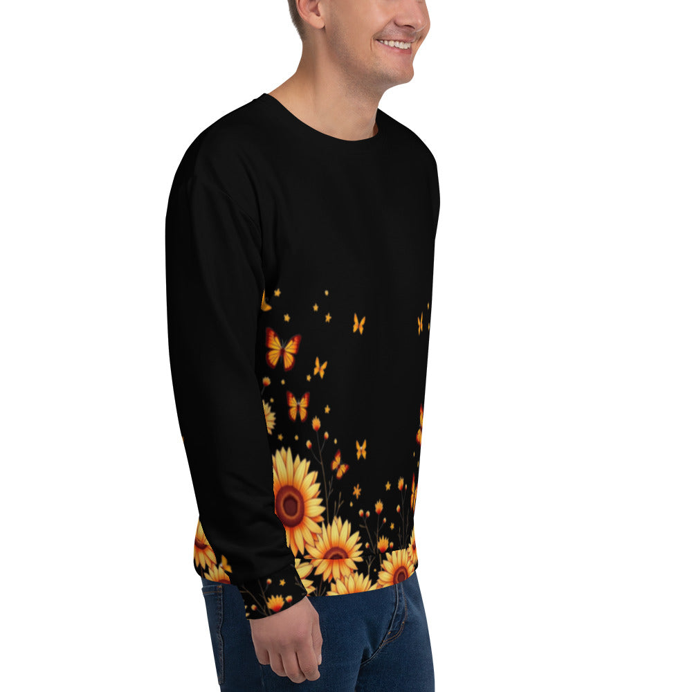 Sunflowers & Butterflies Unisex Sweatshirt