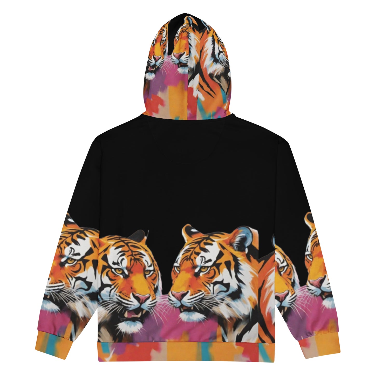 School Spirit Tiger Unisex zip hoodie