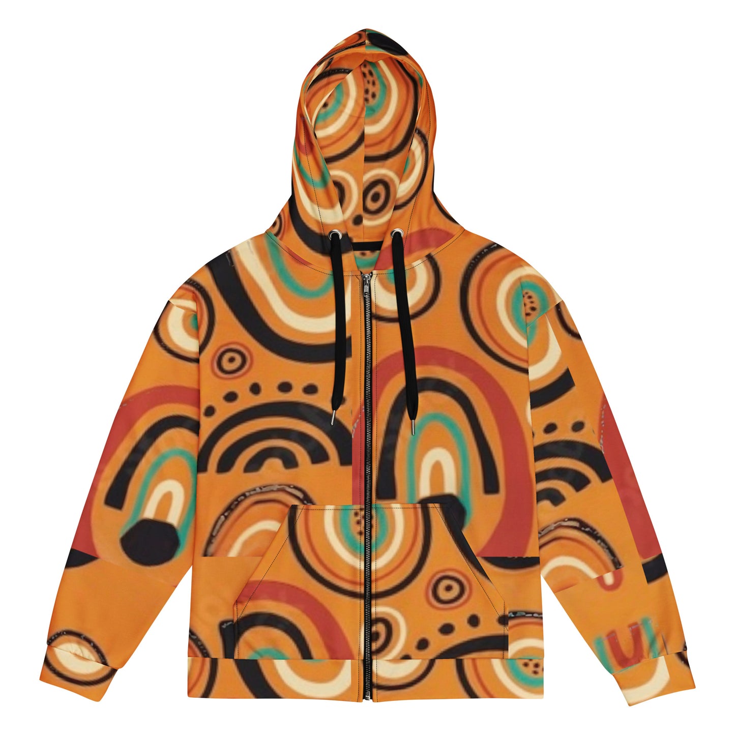 African Print Zip Hoodie - Mix & Match