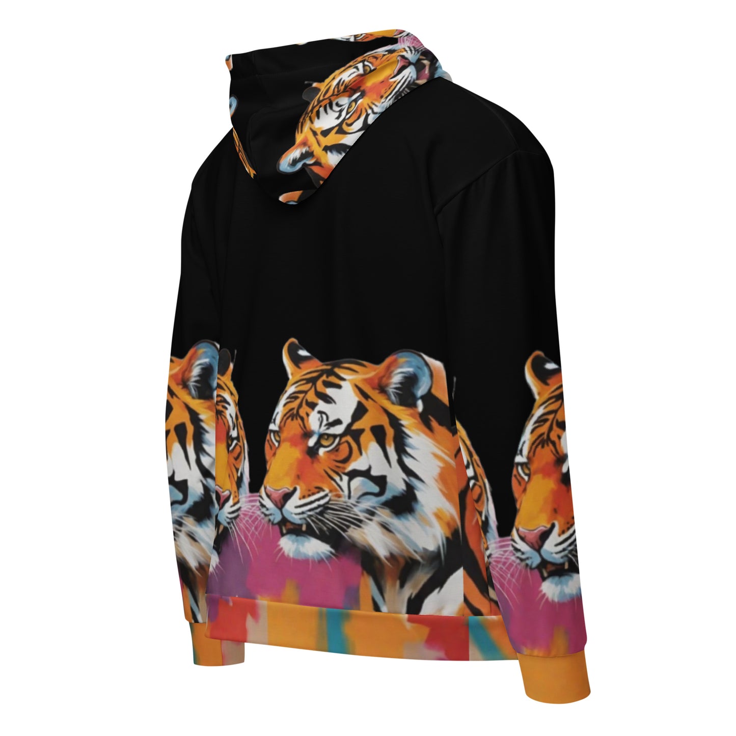 School Spirit Tiger Unisex zip hoodie