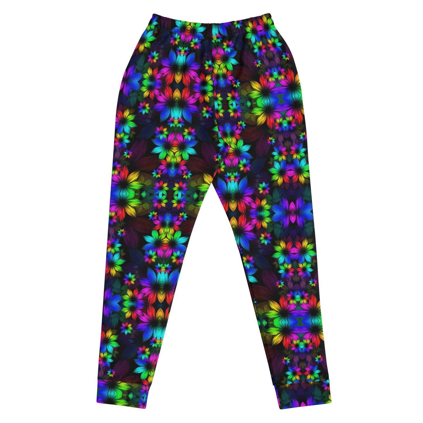 Floral Glow Graphic Print  Women's Joggers