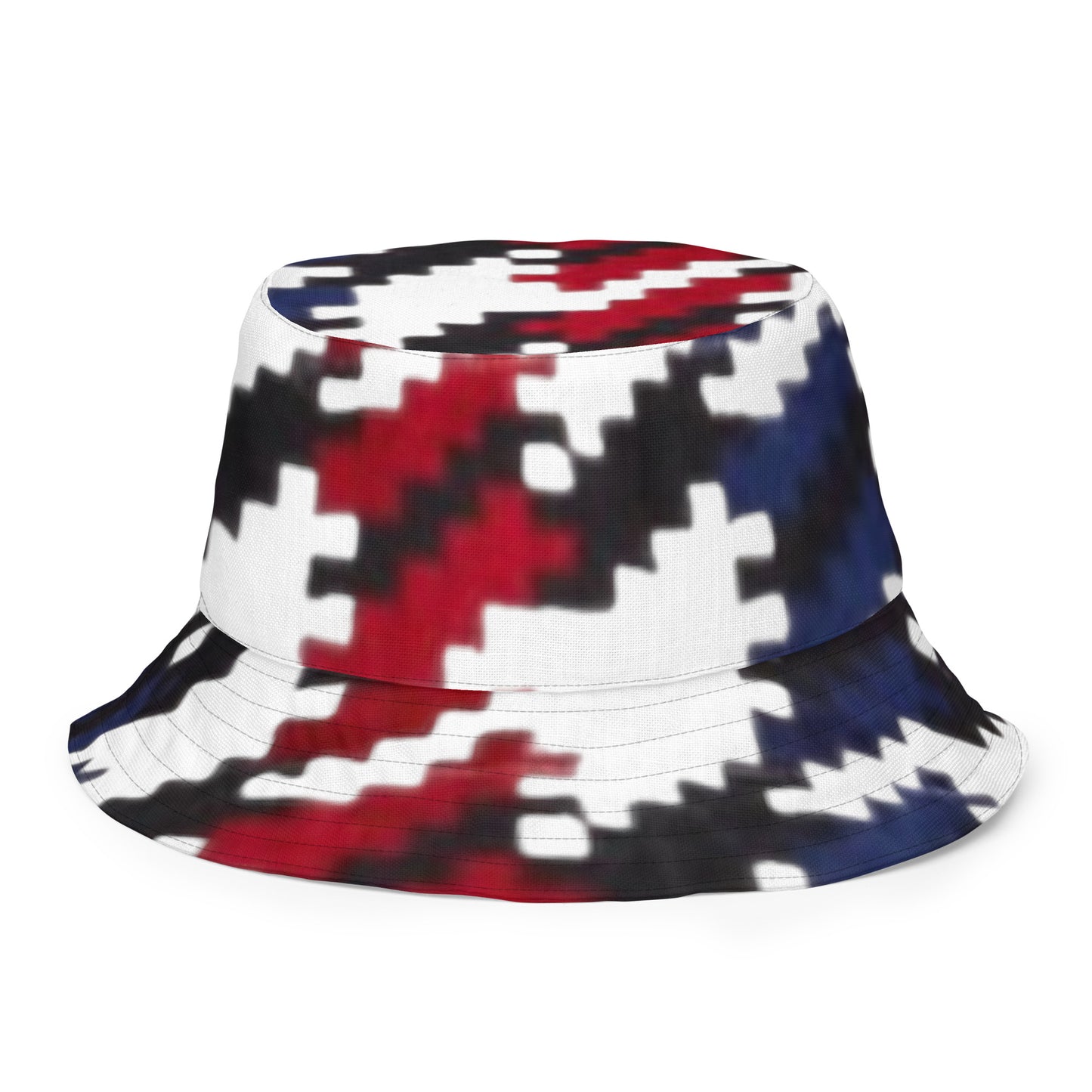 Houndstooth Reversible bucket hat