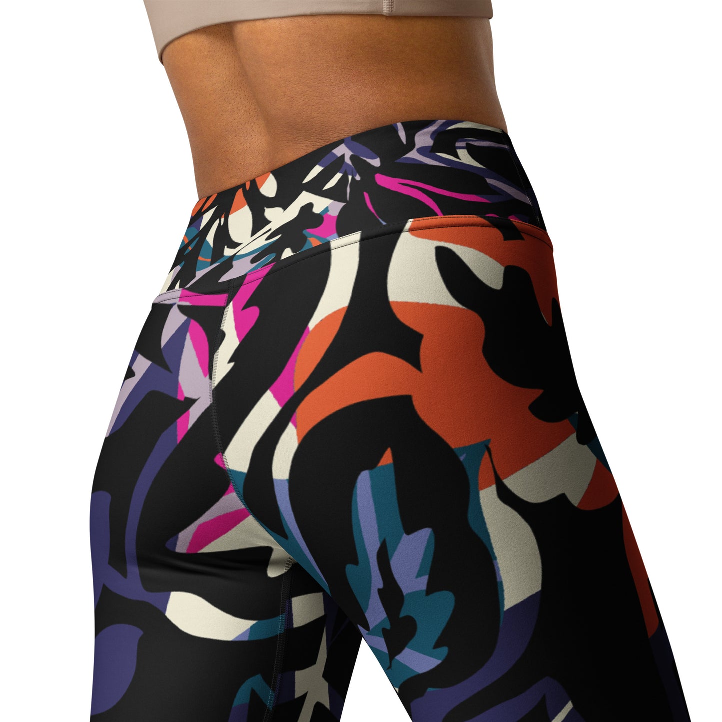 Yoga Leggings, Multicolor, Sizes XS-XL