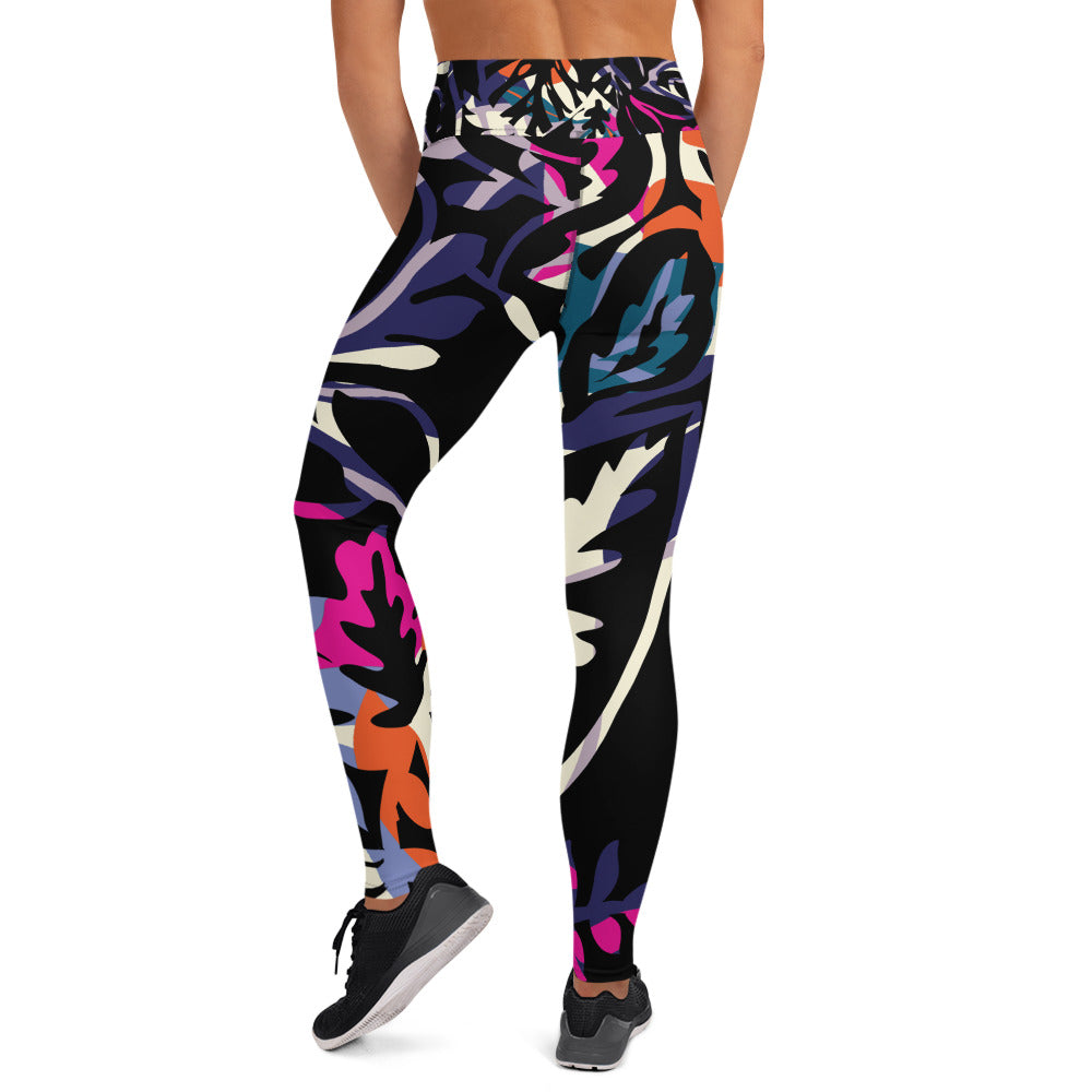 Yoga Leggings, Multicolor, Sizes XS-XL