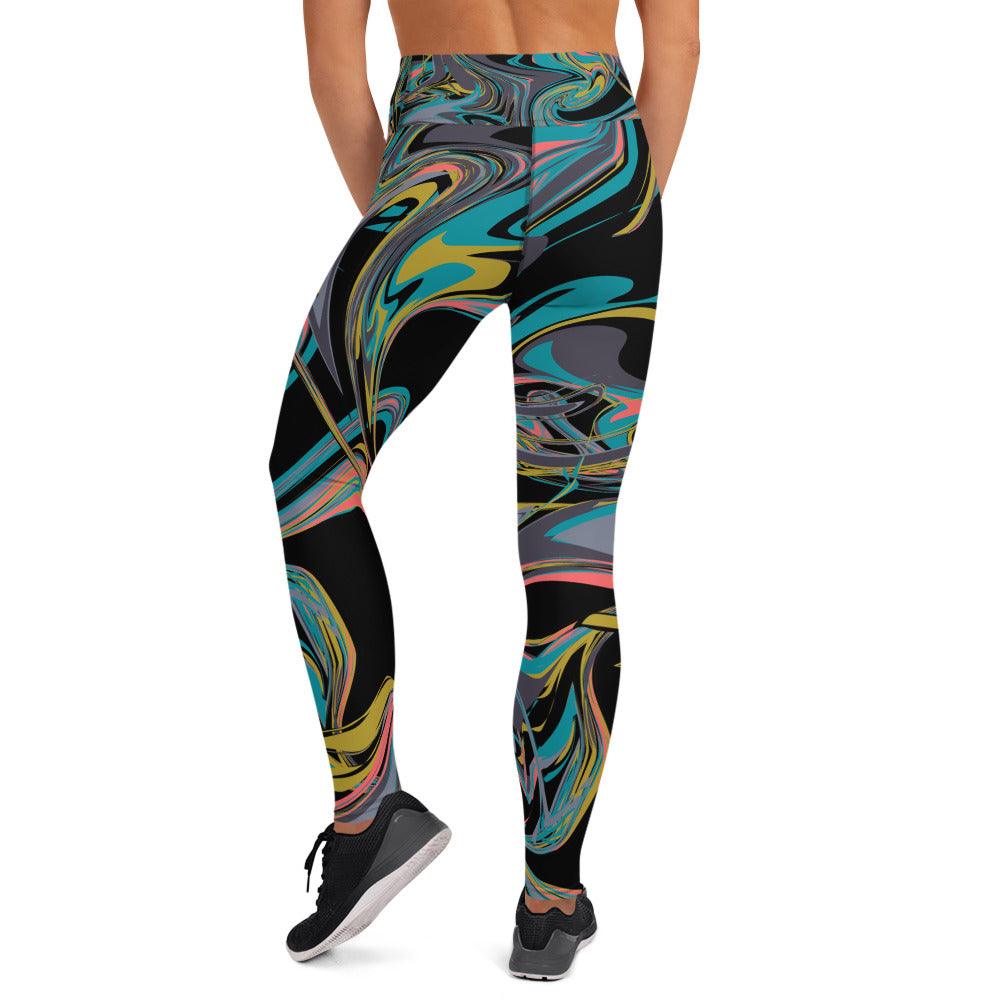 Multi Colored Yoga Leggings