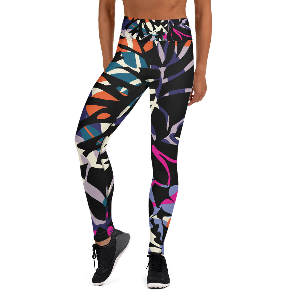 Yoga Leggings, Multicolor, Sizes XS-XL