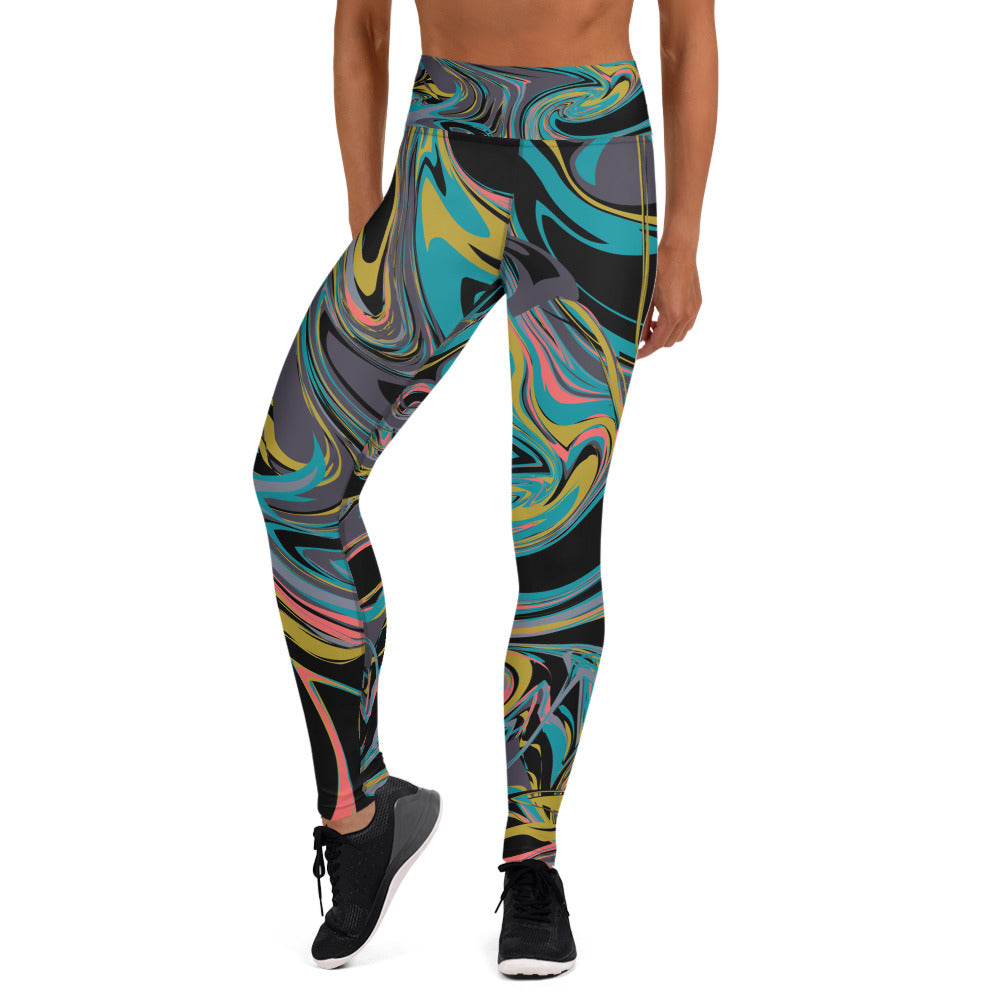 Multi Colored Yoga Leggings