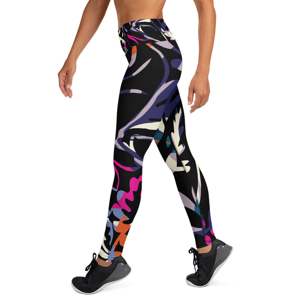 Yoga Leggings, Multicolor, Sizes XS-XL