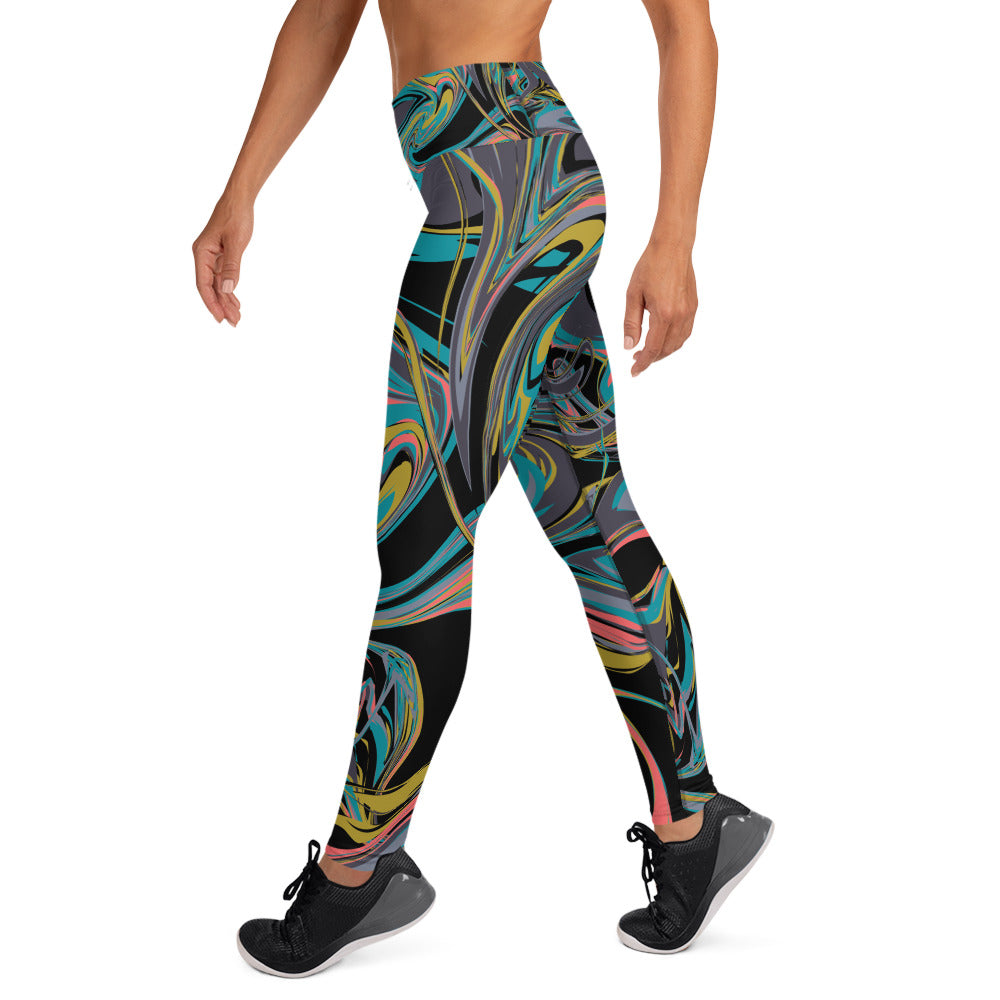 Multi Colored Yoga Leggings