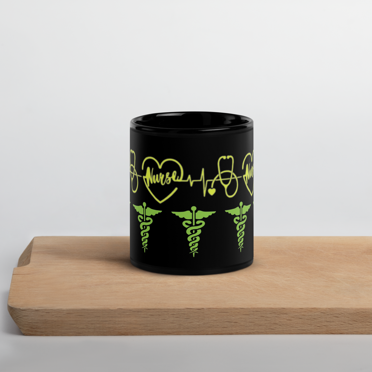 Black Glossy Mug