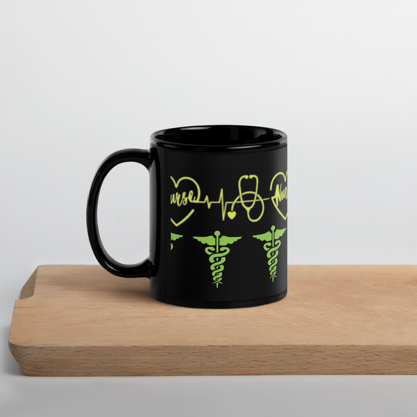 Black Glossy Mug