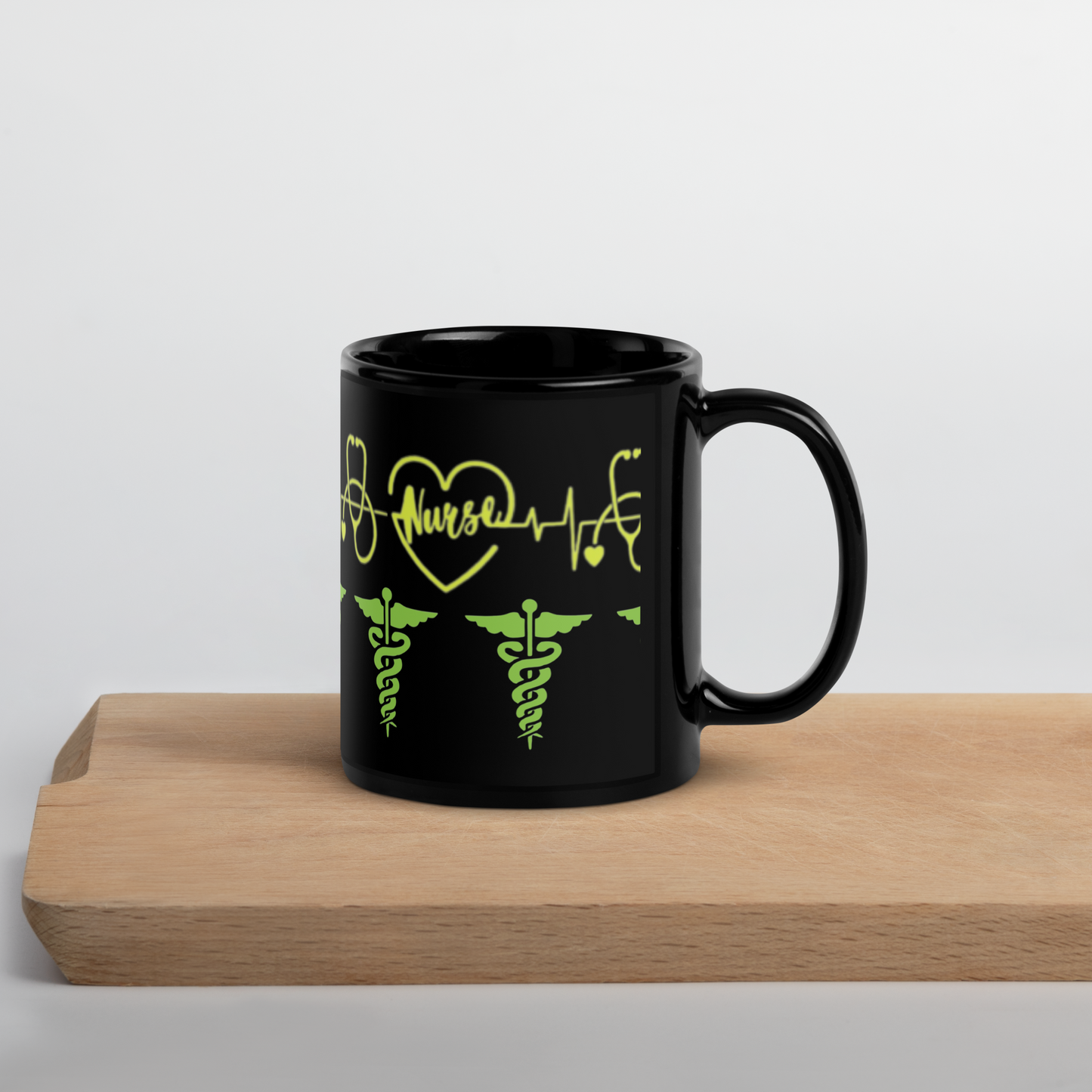 Black Glossy Mug