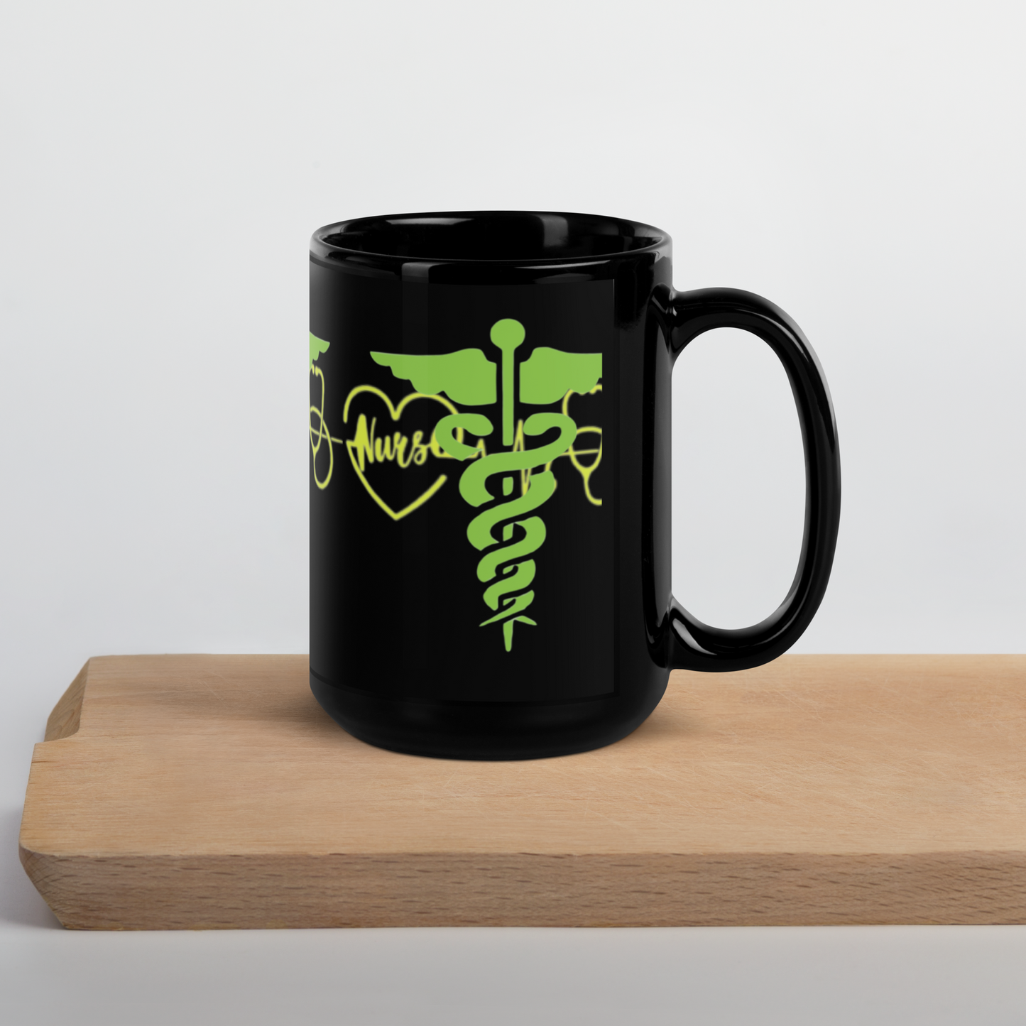 Black Glossy Mug