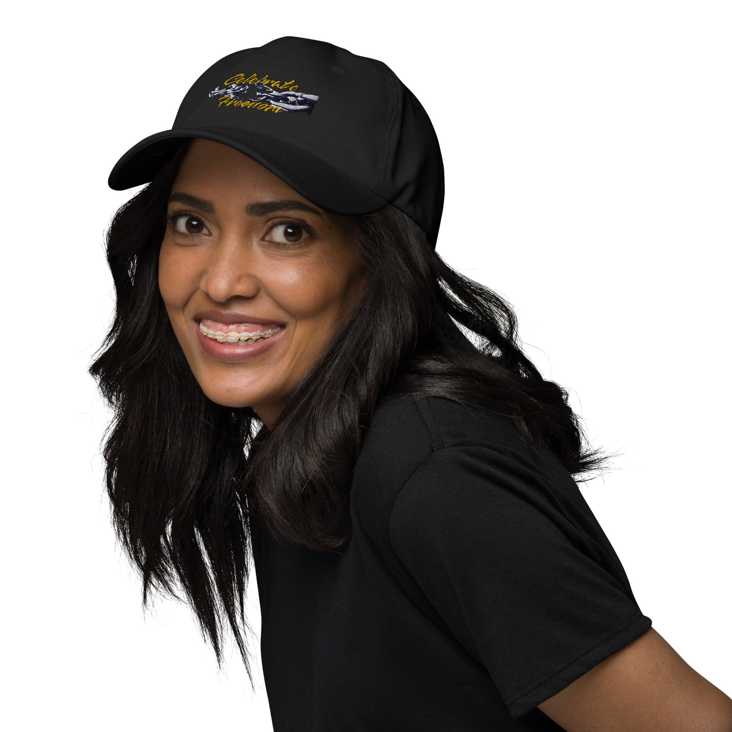 Celebrate Freedom Embroidered Dad hat