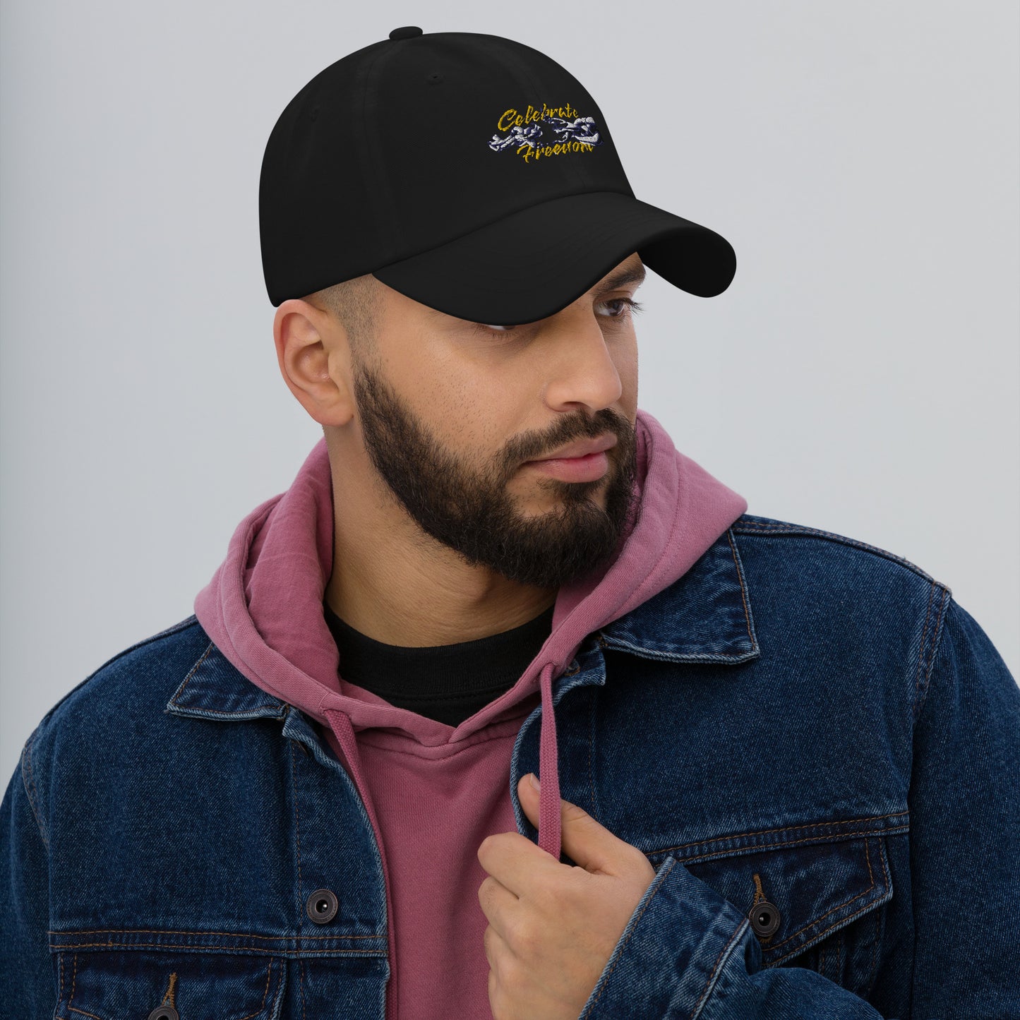 Celebrate Freedom Embroidered Dad hat