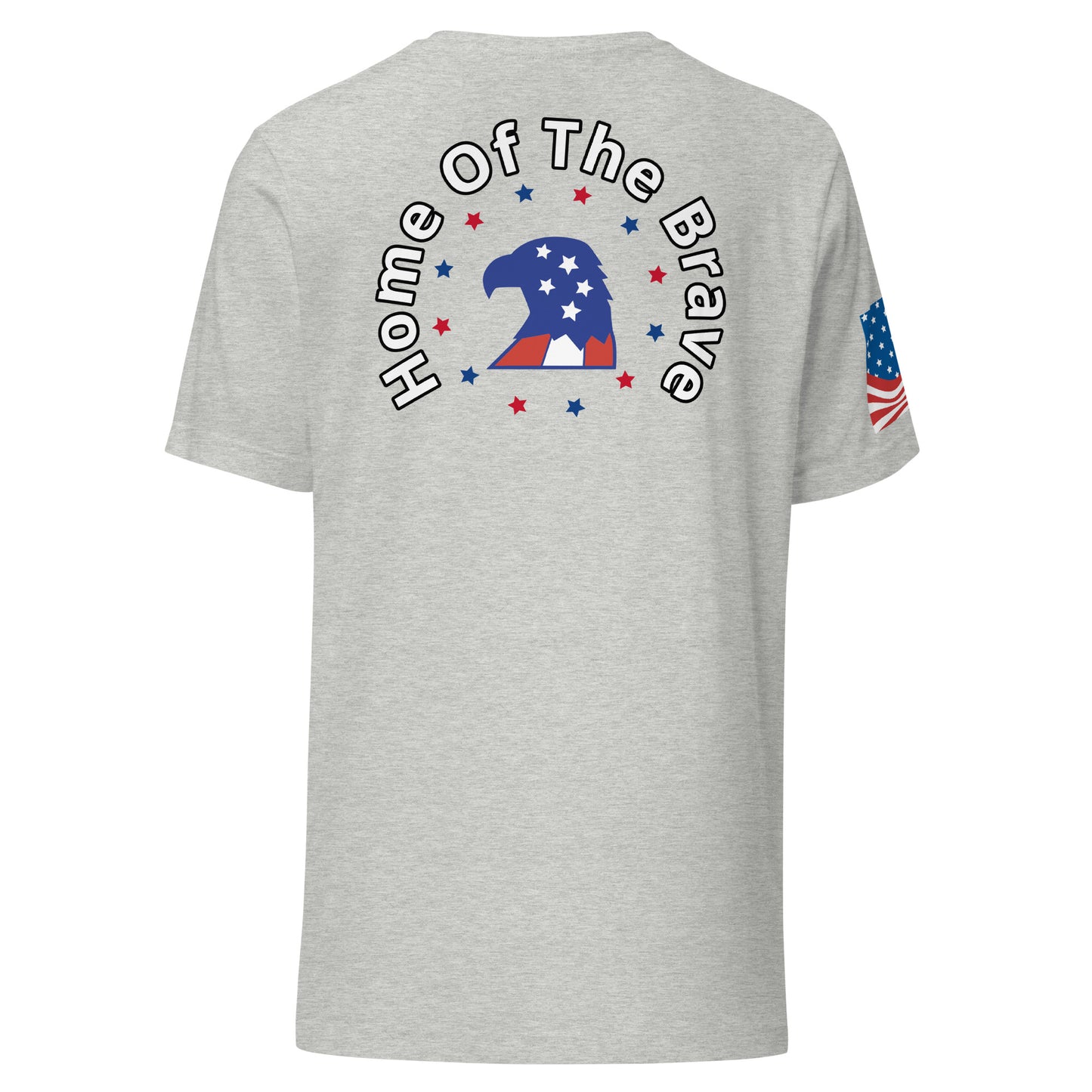 Home Of The Brave, Vote 2024 Unisex t-shirt - Four Colors to Choose From