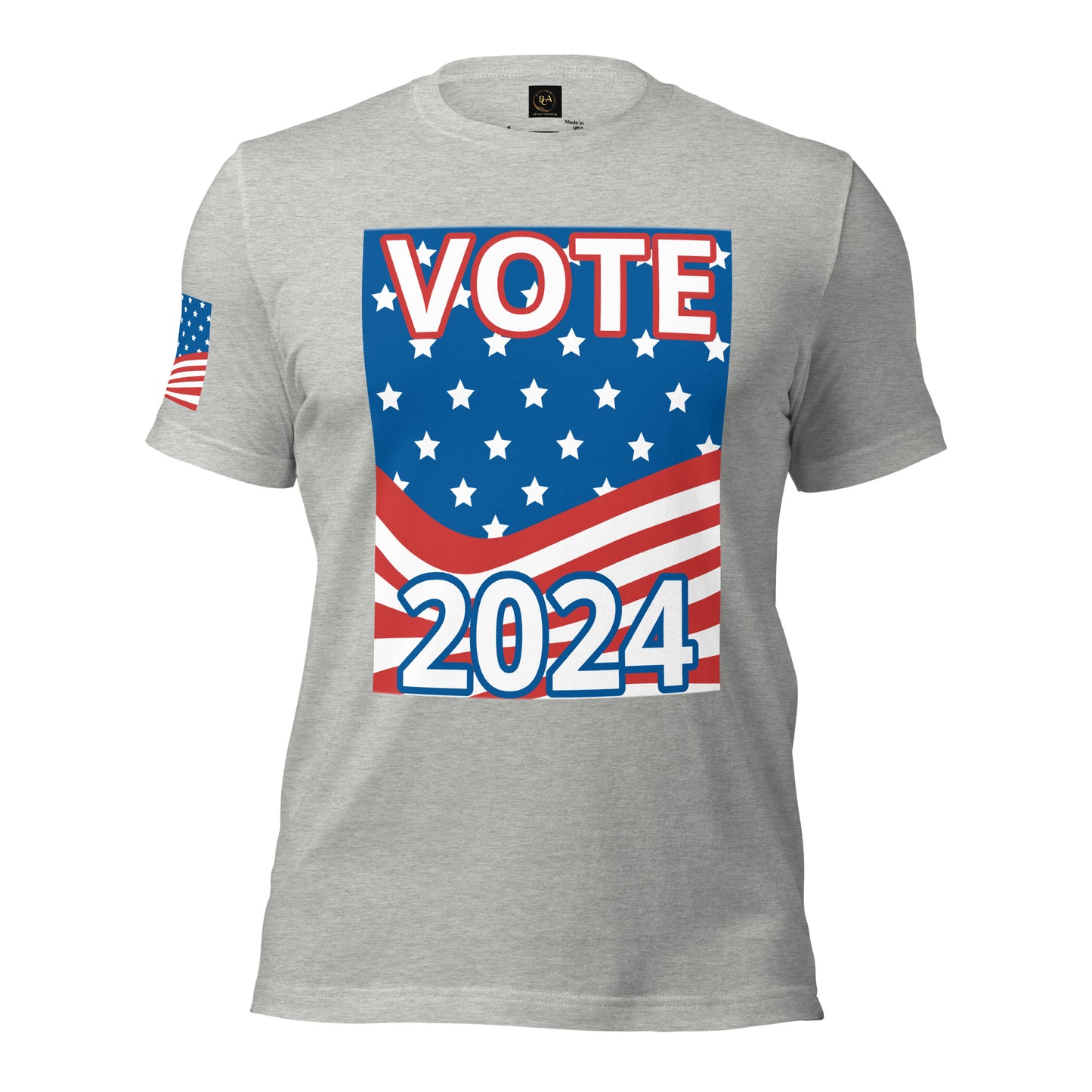 Home Of The Brave, Vote 2024 Unisex t-shirt - Four Colors to Choose From