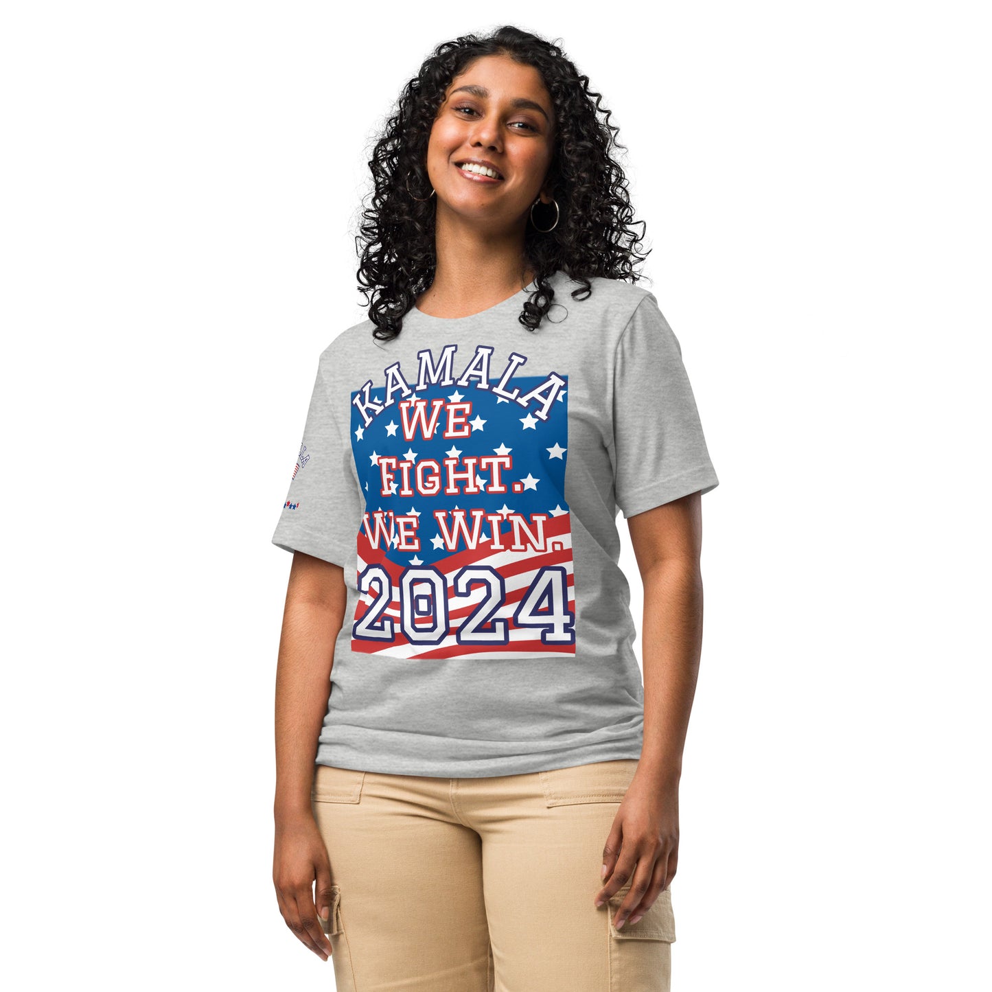 KAMALA 2024. We Fight. We Win Unisex TShirt