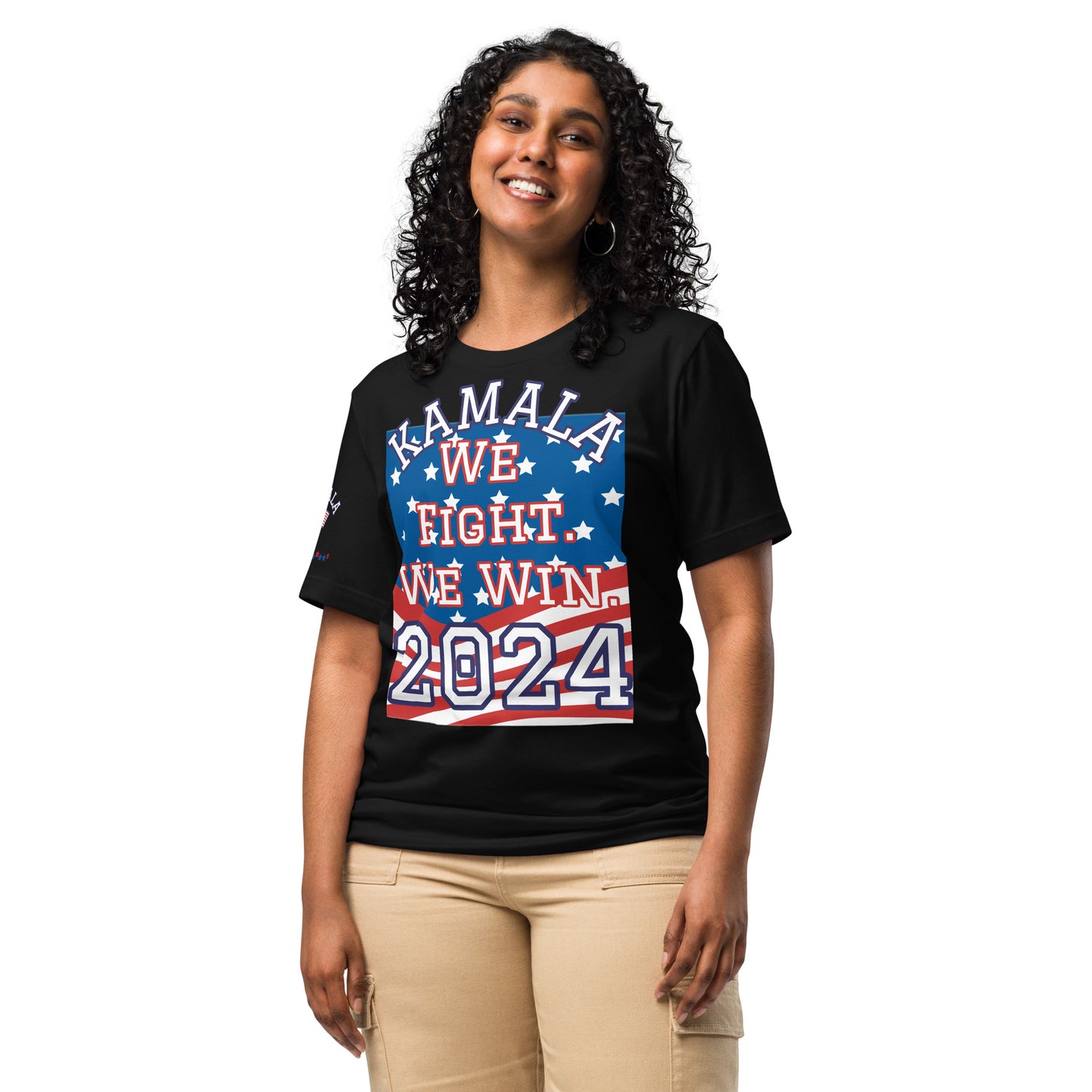 KAMALA 2024. We Fight. We Win Unisex TShirt