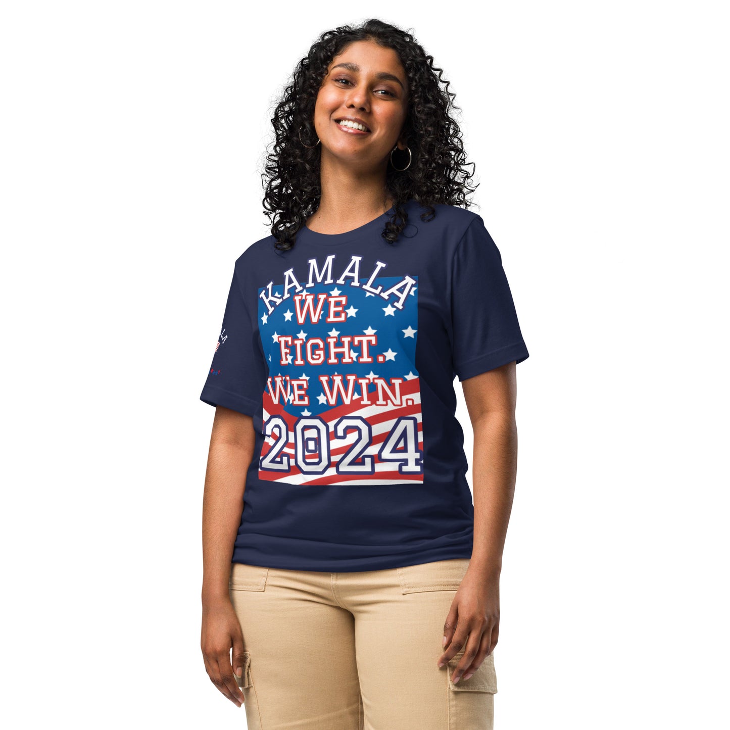 KAMALA 2024. We Fight. We Win Unisex TShirt