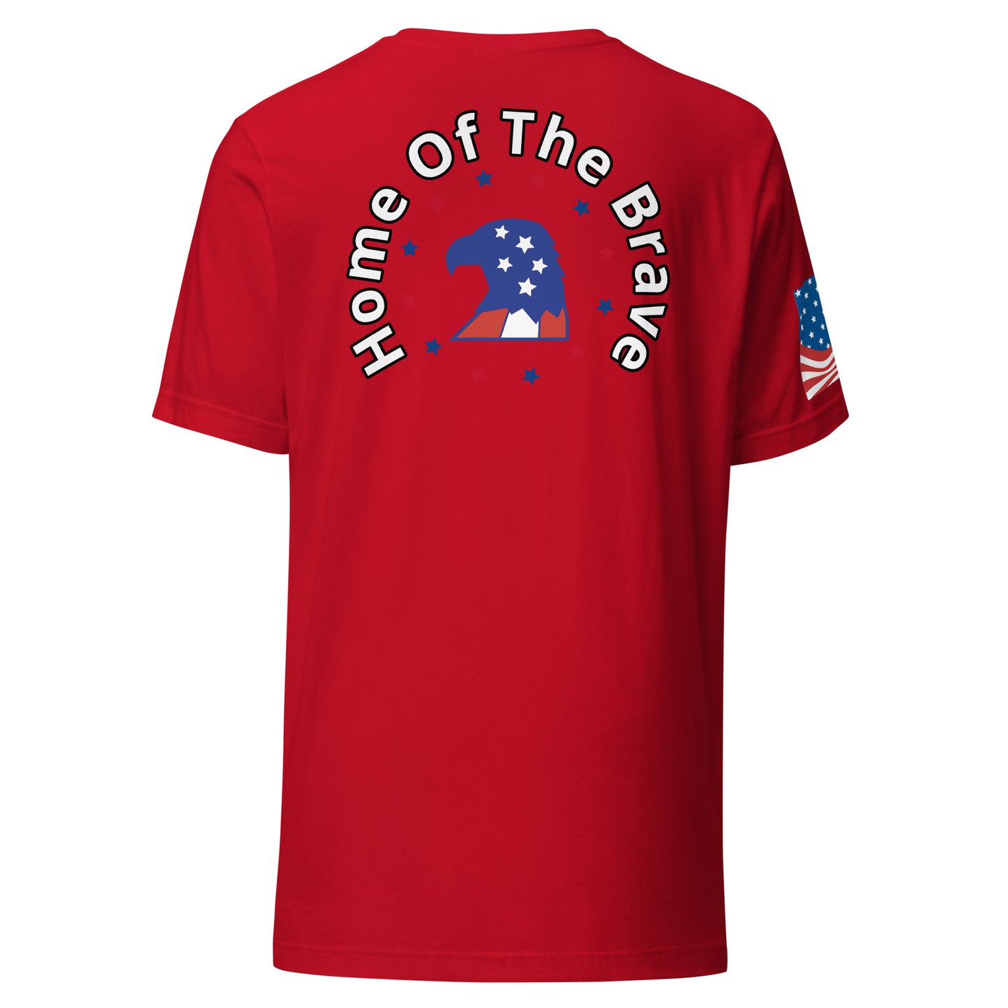 Home Of The Brave, Vote 2024 Unisex t-shirt - Four Colors to Choose From