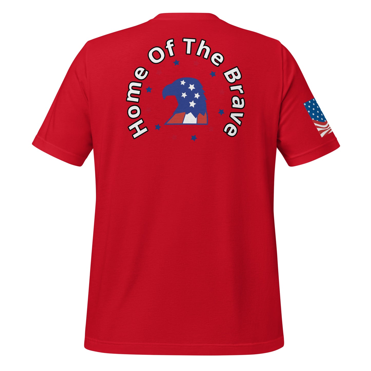 Home Of The Brave, Vote 2024 Unisex t-shirt - Four Colors to Choose From