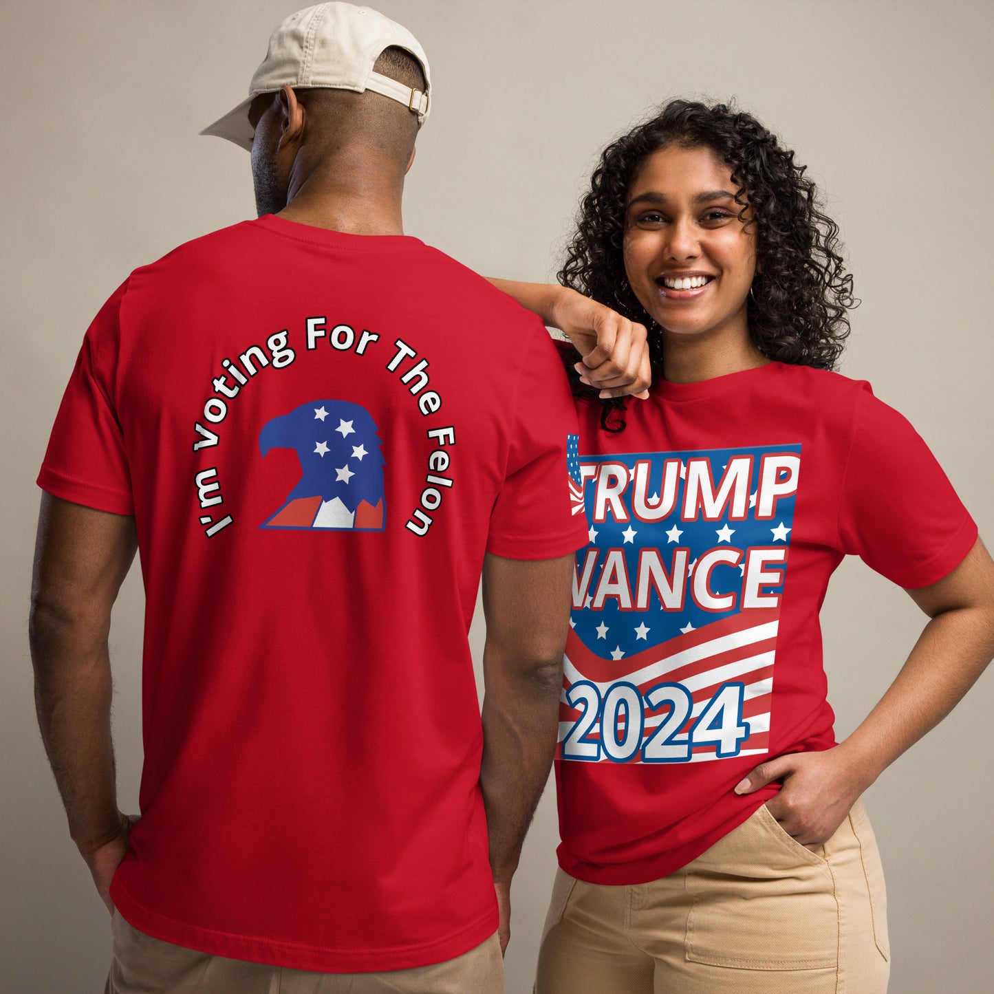 TRUMP VANCE 2024, I’m Voting For The Felon,  Unisex t-shirt