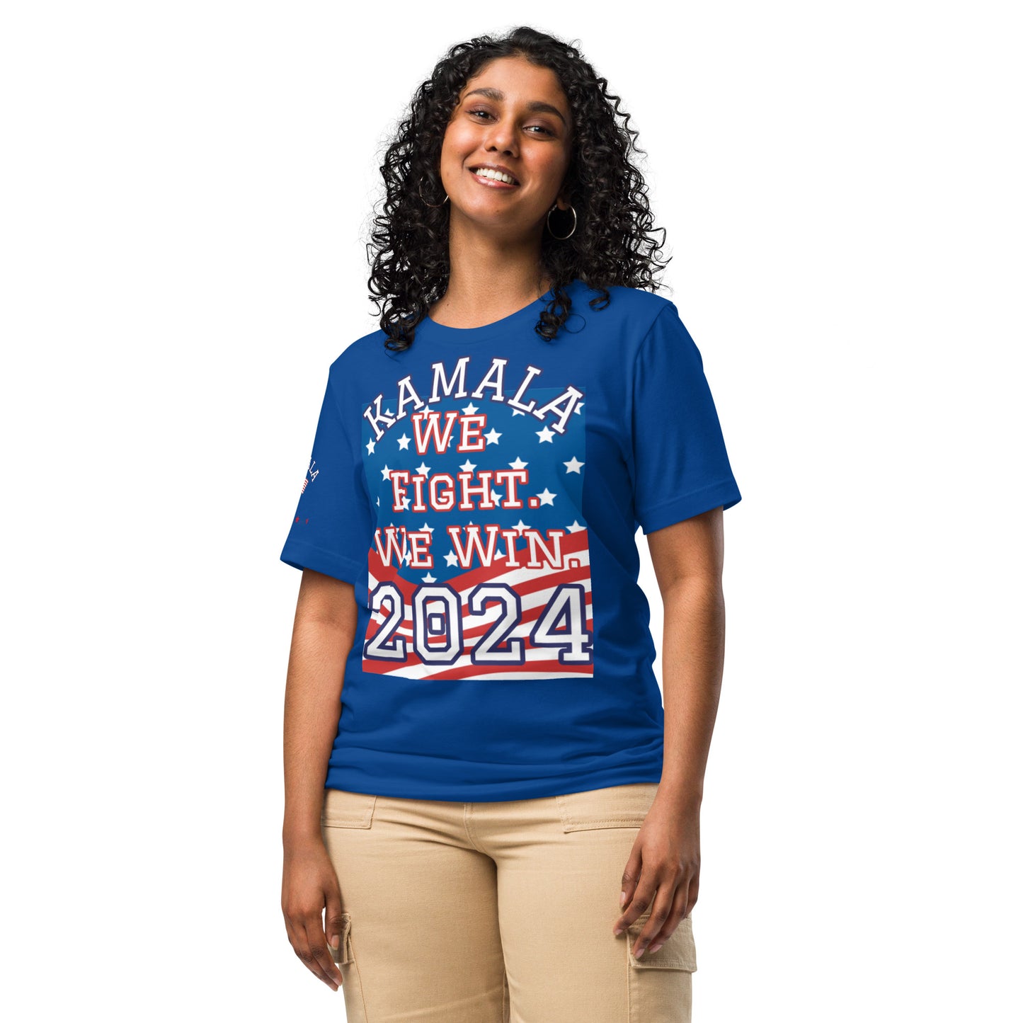 KAMALA 2024. We Fight. We Win Unisex TShirt