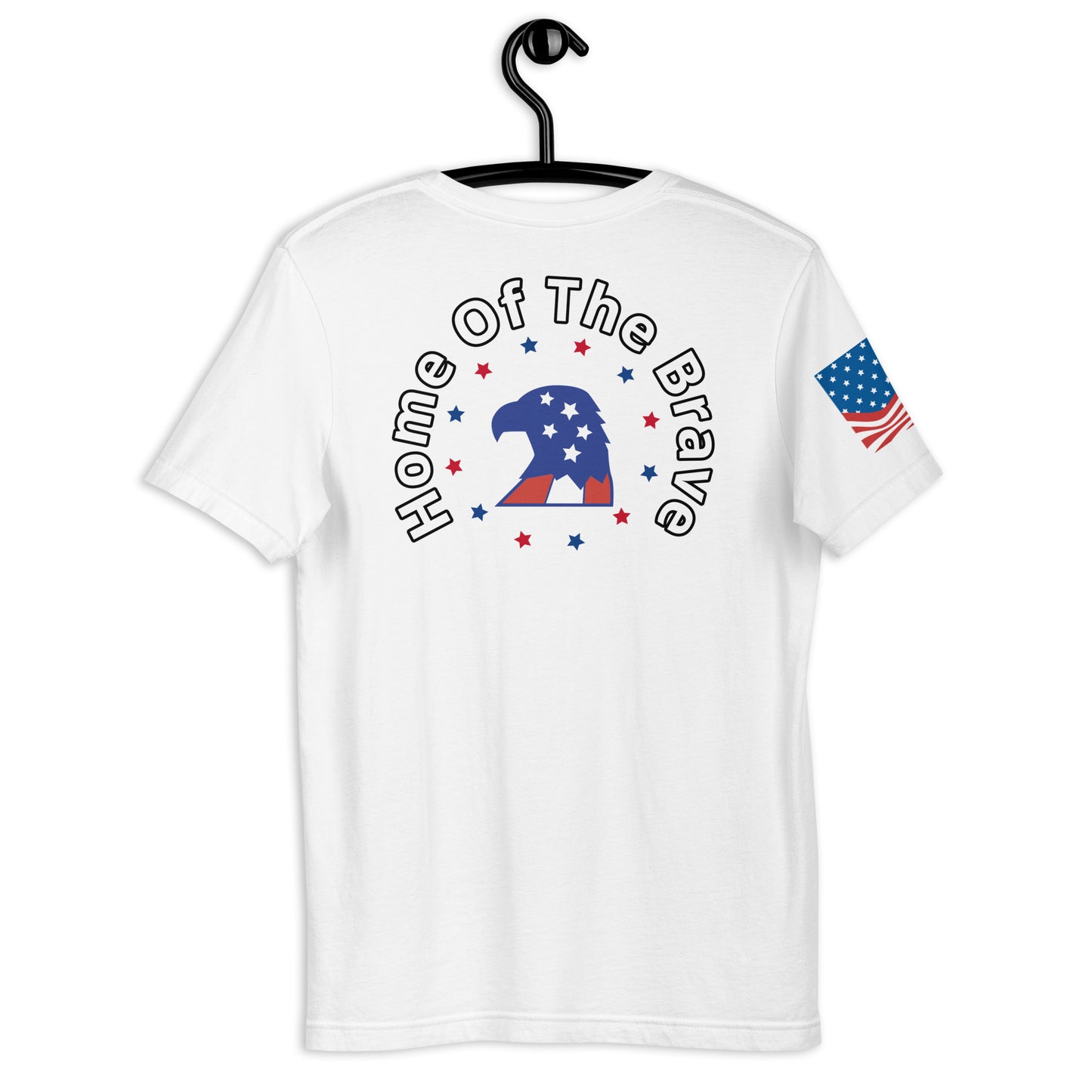 Home Of The Brave, Vote 2024 Unisex t-shirt - Four Colors to Choose From