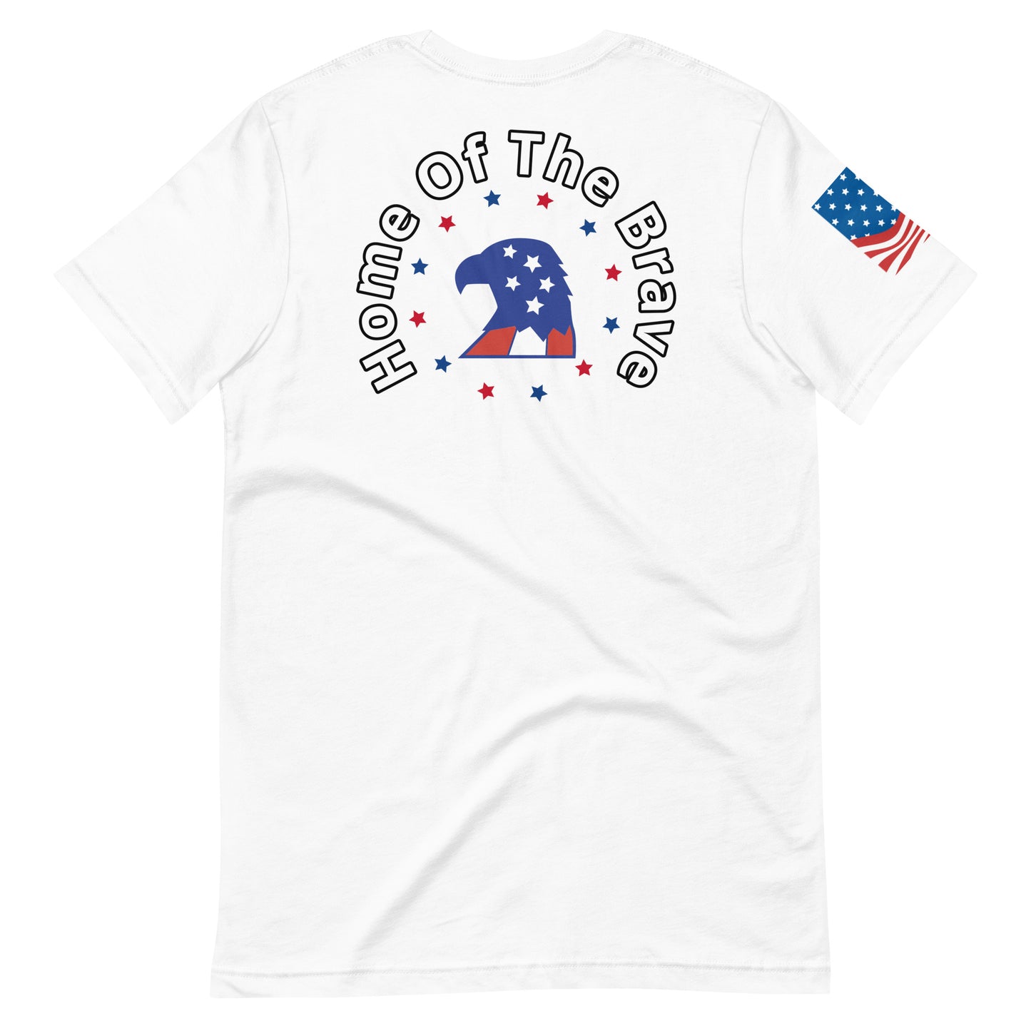 Home Of The Brave, Vote 2024 Unisex t-shirt - Four Colors to Choose From