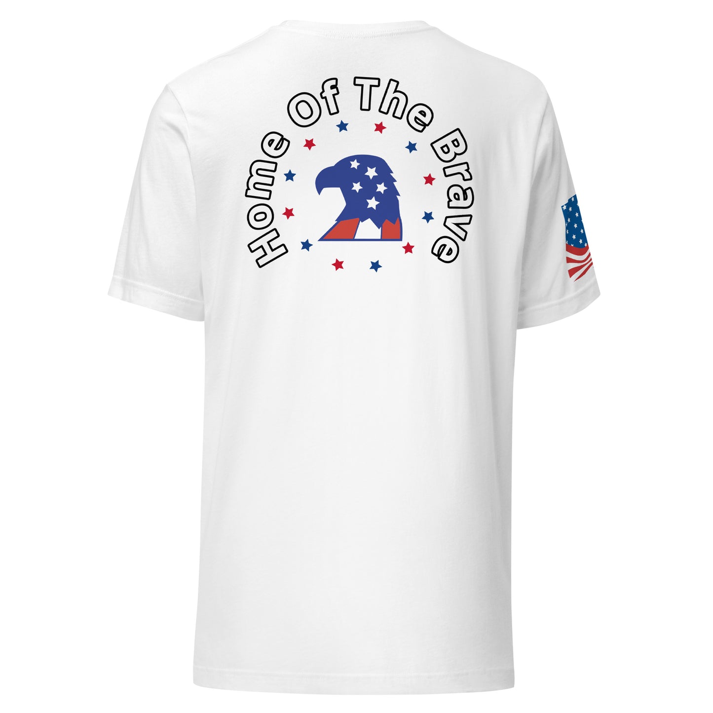 Home Of The Brave, Vote 2024 Unisex t-shirt - Four Colors to Choose From