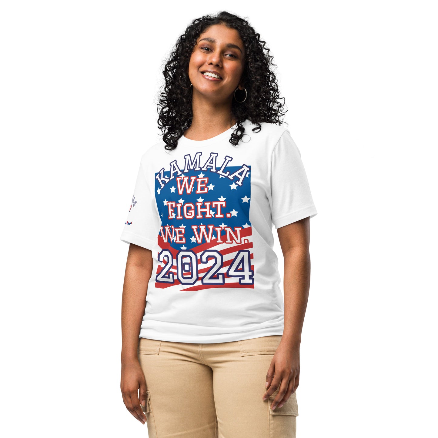 KAMALA 2024. We Fight. We Win Unisex TShirt